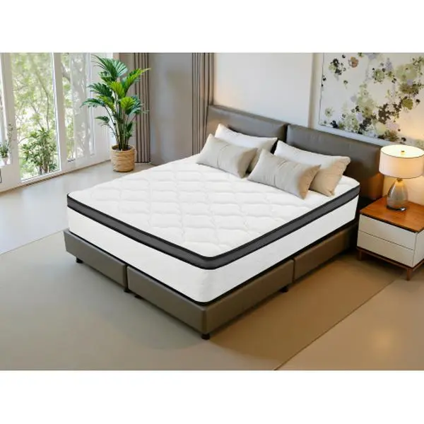 【Bellemave】 Mattress, 10-12 Inch Full Hybrid Mattress in a Box, Individually Wrapped Pocket Coils Innerspring Mattress, Medium Firm, Pressure Relief & Breathable Comfort, CertiPUR-US, OEKO-TEX