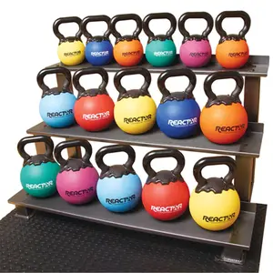 Champion Barbell  8 in. Rubber Kettlebells - 25 lbs