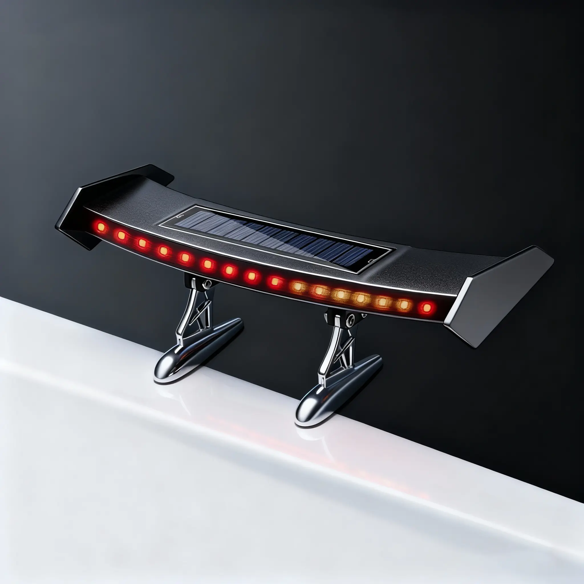 Solar-Powered LED Roof Wing Light - Wireless Mini Strobe Warning LED Car Lights for SUVs, Trucks - Auto On/Off at Night, Waterproof, No Wiring, Universal Fit for Visibility & Style, Led Light