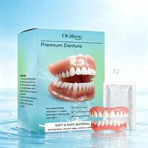 Cosmetic Teeth for Costume – Upper & Lower Set – Realistic Look, Easy to Wear – Perfect for Parties & Halloween