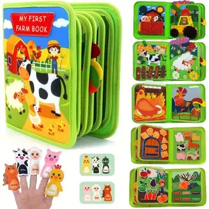 Early Education Busy Book, Educational Learning Quiet Activity Book, Life Skills Travel Toy, Boy Girl Birthday Festival Gift, Visual Learning Tools