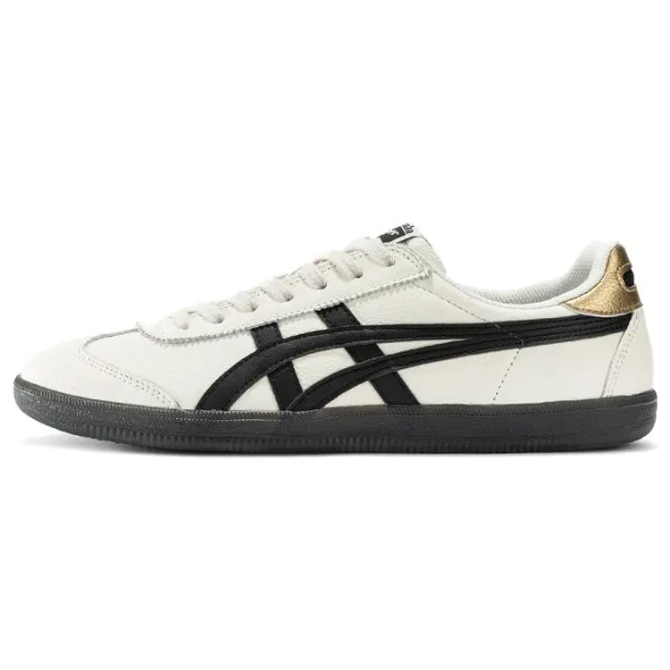 Onitsuka Tiger Tokuten Sports Shoe - White-Black-Gold Casual Runner, Men's/Women's Running Footwear for Daily Wear & Athletic Activities, Casual Runner Shoes