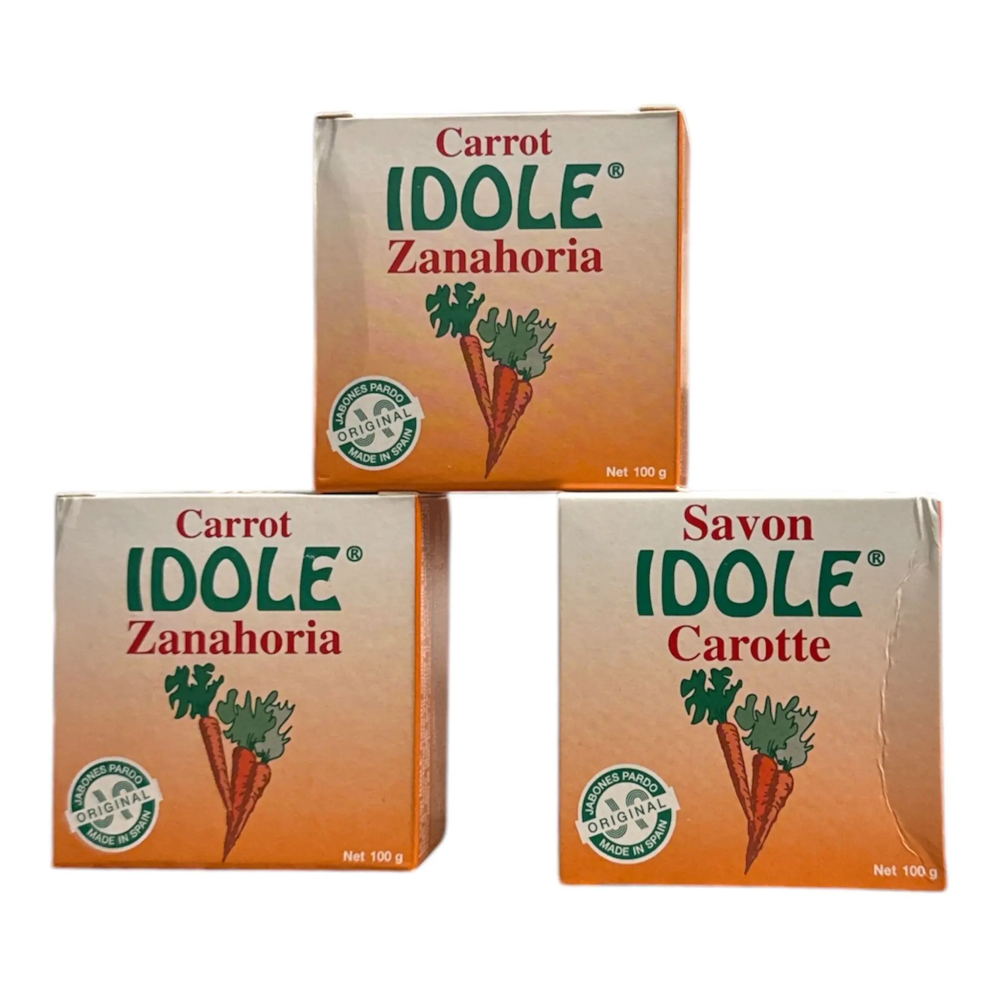 Soap Idole Carrot pack of 3
