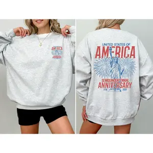 United States of America, Statue Of Liberty, Semiquincentennial, 250 Years, Patriotic, USA Sweatshirt