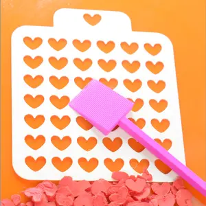 5pc DIY Sprinkle Stencil Set,6,8,10,12mm sizes. Make Your Own Stencils includes FREE SCRIBE