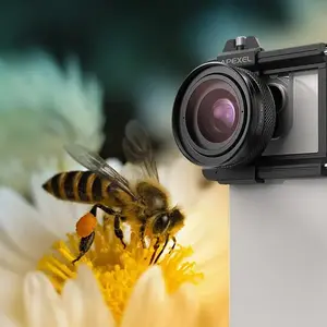 ZM100 Smartphone Camera Lens, Portable Phone Lens with Aircraft Aluminum Frame, Multilayer Coated Optical Lens for Photography, Concert(Sheet)