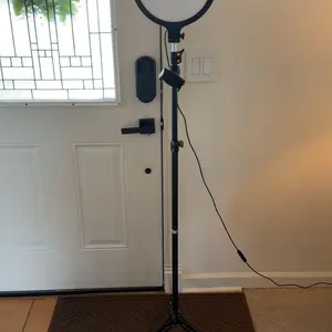 【MothersDayGift】Weilisi 10.5" Ring Light with 69" Tripod Stand and Phone Holder Kit, Full-Screen Zoom Lighting for Video Recording, Makeup, Live Stream, Dimmable LED Selfie Ring Light Tripod for iPhone with Remote Smartphone Cellphone