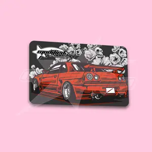 Red R34 Credit Card Skin