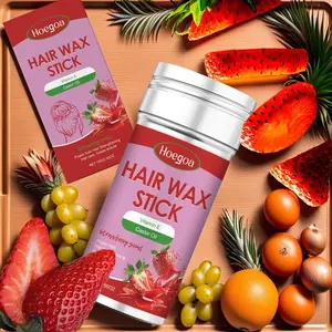 Strawberry Hair Wax Stick, Natural Look Hair Styling Wax Stick, Portable Hair Styling Product for Women & Men