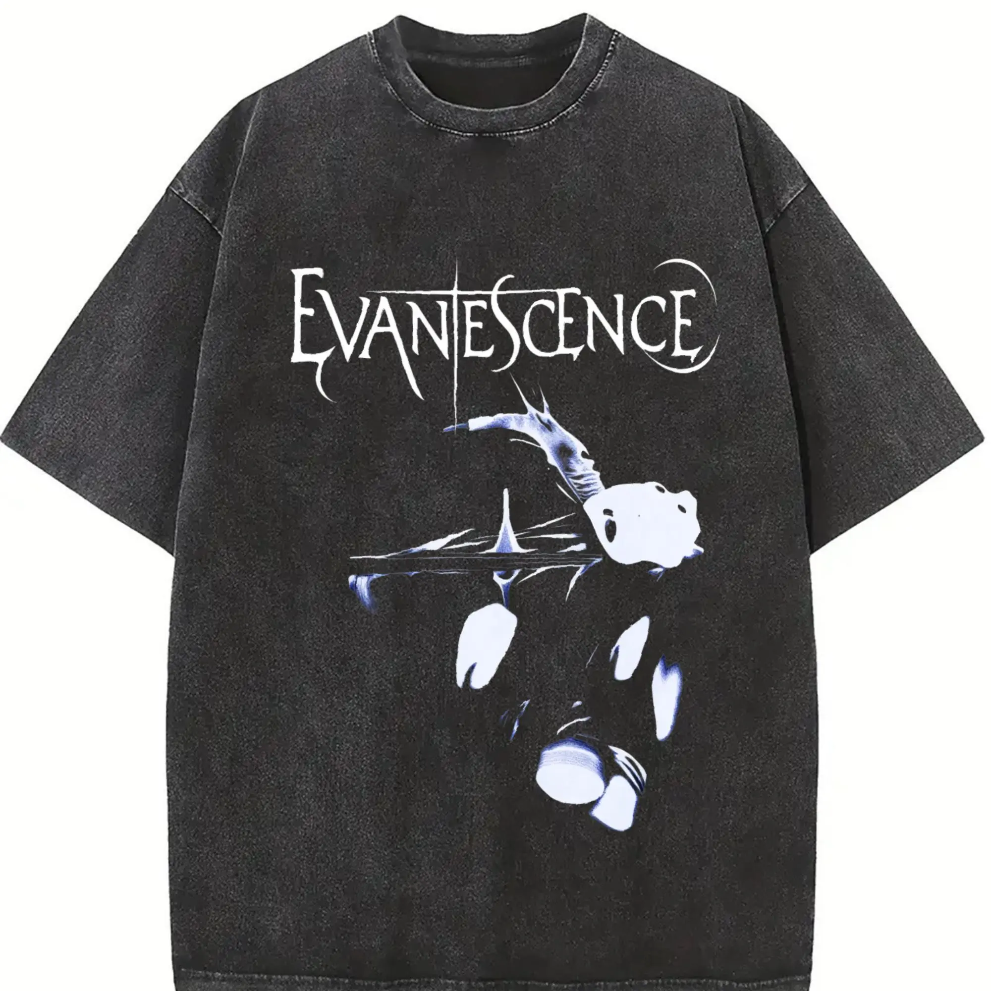 Retro New EVANESCENCE Band Christmas Gift Retro Music Tee, Rock Music Lover Shirt, Vintage Band Shirts Casual Comfort Cotton Fabric Fit Top , Top Men's and Women's Clothing