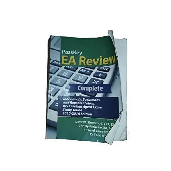 Used PassKey EA English Study Guide (2015-2016 Edition) by David V. Sherwood - Paperback, 800 Targeted Study Questions, In-Depth IRS Enrolled Agent Exam Prep, Includes Affordable Care Act Provisions, Numerous Concrete Examples for Individuals, Books