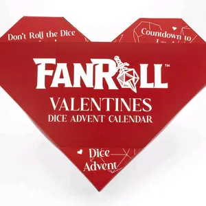 Valentines Day Dice Advent Calendar