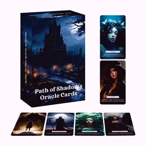 Path of Shadows Oracle Cards, Shadow Path Oracle Deck, Messages Tarot Cards from Your, Mystical Oracle Cards for Beginners, Guiding You Through The Hidden Corners of Your Psyche