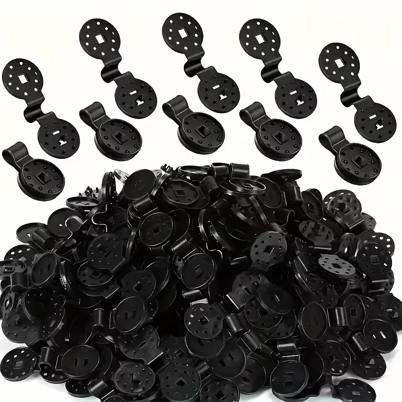 100-Pack Heavy-Duty Versatile Sunshade Mesh Clips, UV-Resistant Plastic Abs Clips for Greenhouses, Car Windshields, Outdoor Canopies, Durable Garden & Farm Fasteners