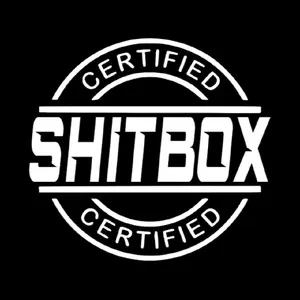 Certified Sh*tbox vinyl window decal 10", Decor Decorative Smooth Stickers