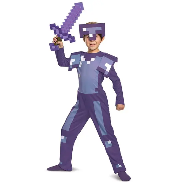Minecraft Enchanted Diamond Armor Classic Kid's Costume