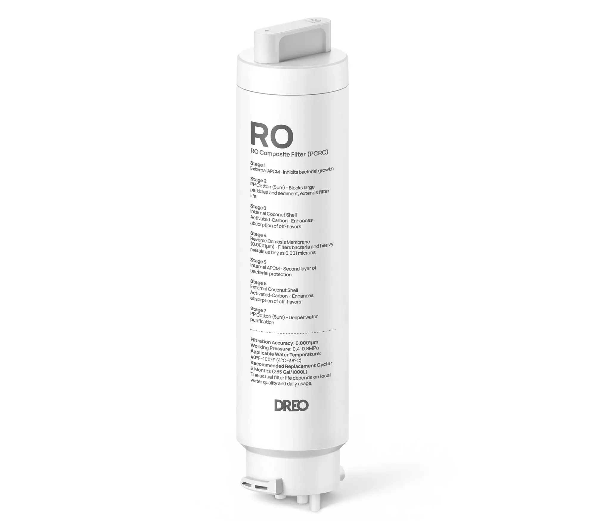 DREO 7-in-1 Reverse Osmosis Replacement Filter DREO 7-in-1 Reverse Osmosis Replacement Filter