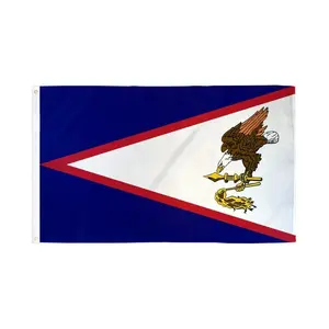 3x5ft American Samoa Polyester Flag, Dye Sublimation Print Banner with Header Tape for Home, Party Decoration