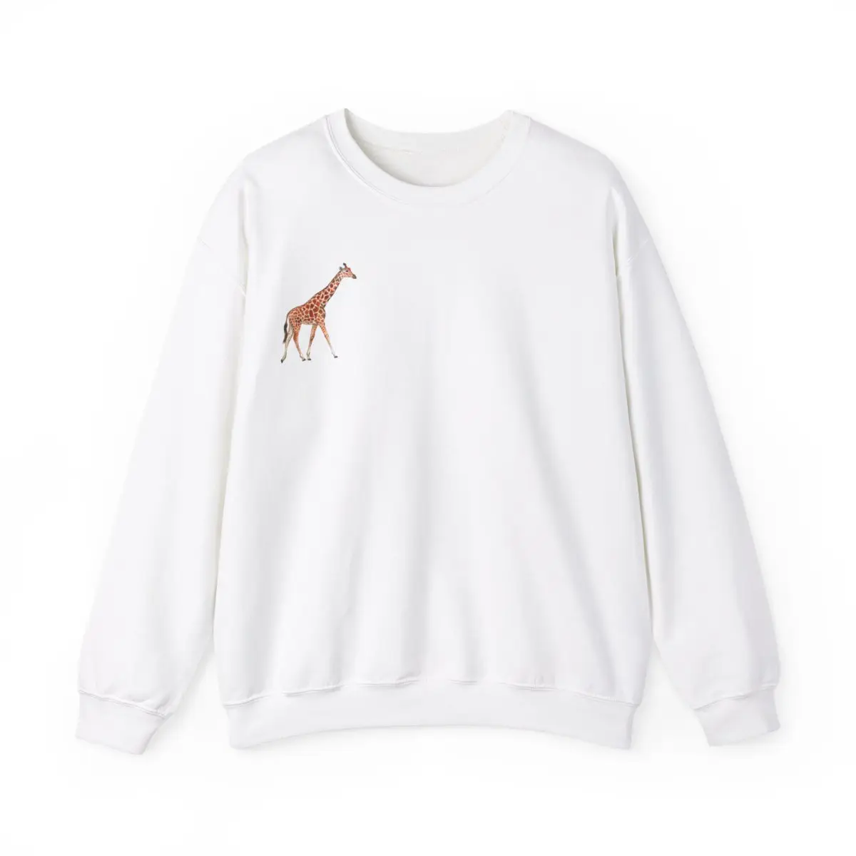 Unisex Heavy Blend™ Crewneck Giraffe Themed Sweatshirt