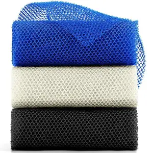 3 Pieces Bath Sponge African Net Long Net Bath Sponge Exfoliating Shower Body Scrubber Back Scrubber Skin Smoother NONE