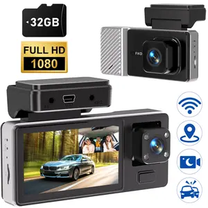 Dash Cam, 1080P Full HD Front+720P Rear Left Right Coverage, Requires charging to use, G-Sensor, With Free 34GB Memory Card, Car Dashboard Camera#Summervibes outdoorfun
