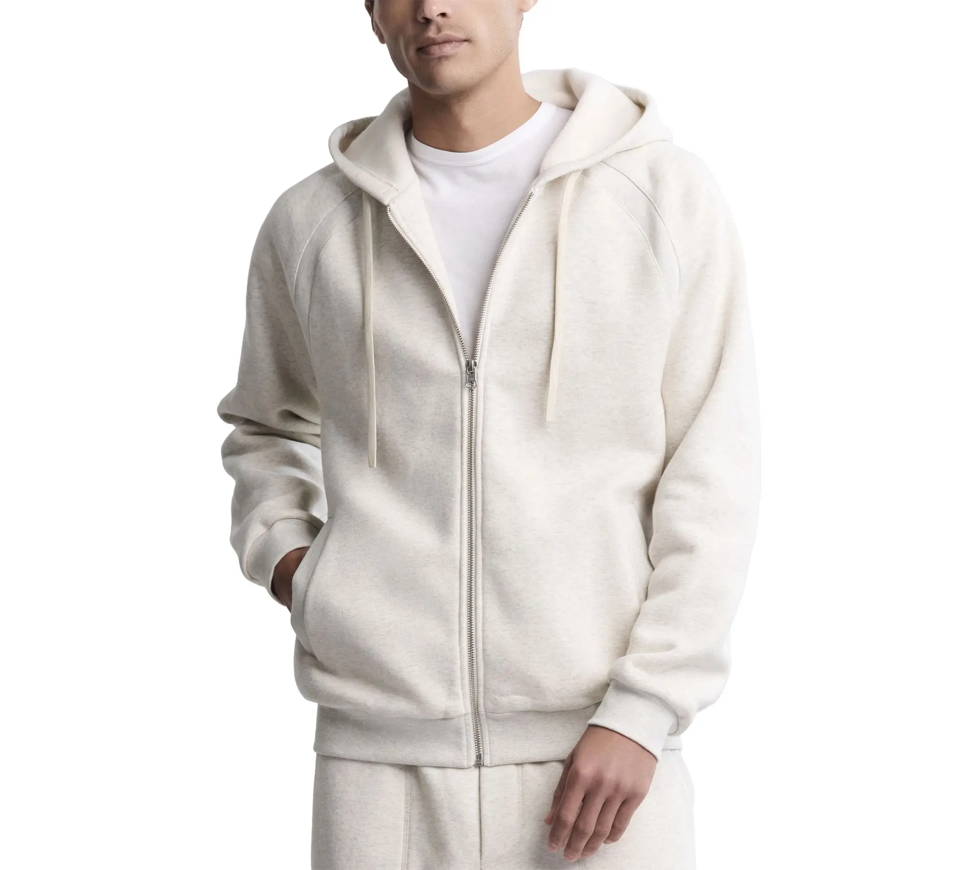 Barefoot Dreams Malibu Collection Men's Fleece Zip Up Hoodie