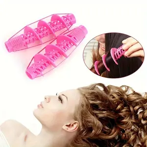 2pcs DIY Self-Adhesive Spiral Hair Curling Rollers - Create Wavy Curls with Ease Hair Rollers Wave