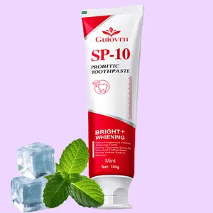 SP-10 Probiotic Whitening Toothpaste - Freshens Breath, Boosts Oral Health, Superior Whitening vs SP-4/SP-6/SP-8. Get a Brighter Smile Today refreshing