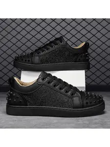 Studded Sequins Couple Sneakers Fashion Trendy Versatile Casual Walking Shoes Unique Studded Low-Top Sports Shoes
