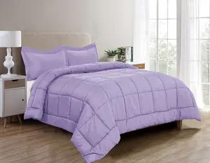 Mocassi Comforter Solid - Ultra Plush Down Alternative Double-Filled Comforter