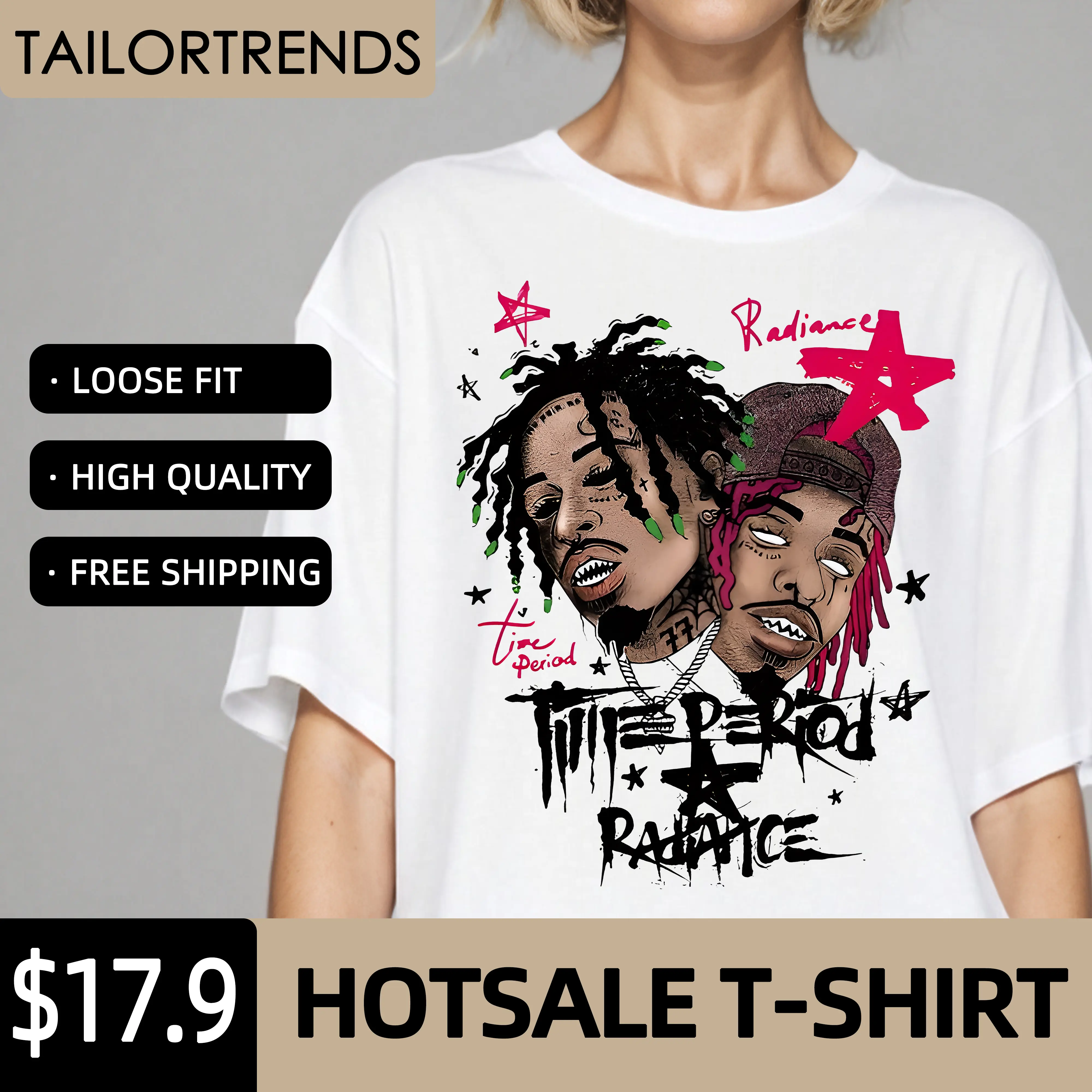 TAILORTRENDS Personalized Gift Custom Comfort Colors Cotton T-Shirts Add Your Own and Text for Girlfriend and Boyfriend