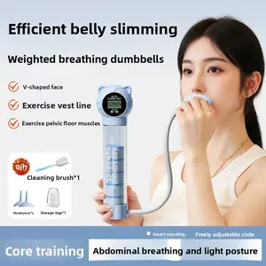 Home dumbbells fitness exercise lungs adjustable men and women abdominal breathing dumbbells trainer