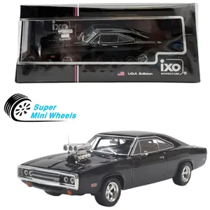 IXO Models 1:43 1970 Dodge Charger w/ Blown Engine - Black