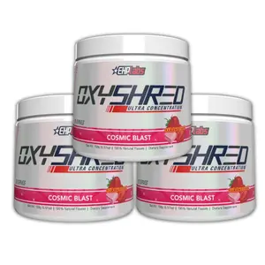 OxyShred Three Packs - 3 x OxyShred Ultra Concentration (33 Serve) by EHPlabs | Clean Energy Support in Your Favorite Flavors | Ideal for Daily Use & Routine Consistency |