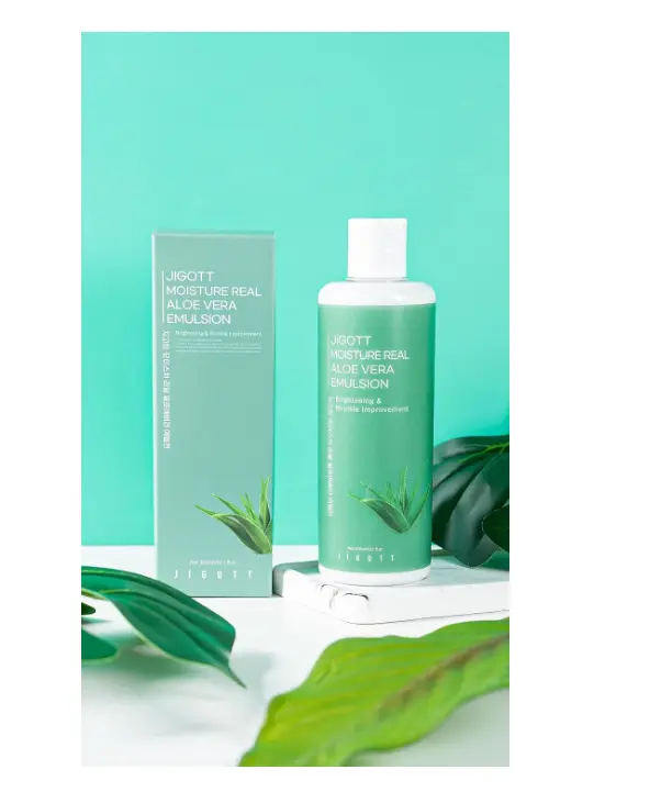 Jigott Moisture Real Aloe Vera Emulsion-300ml