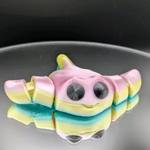 3D Printed Keychains - Unique 3D Printed Design for Keys, Purses, Backpacks, and More - Color May Vary - Fashion Accessory