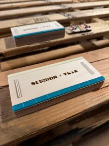 Pocket Manual Pad - Mini Wooden Fingerboard Obstacle with Acrylic Coping