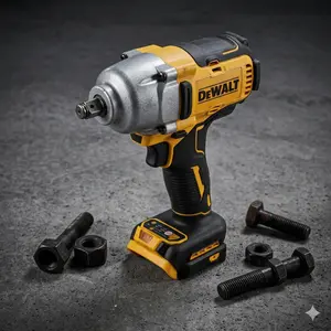 DEWALT DCF900 20V MAX XR Brushless 1/2" High Torque Impact Wrench with Hog Ring Anvil, Professional Cordless Power Tools