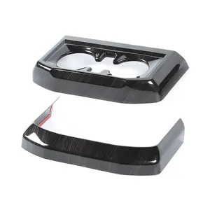 Interior Rear Car Cup Holder Panel Trim Cover, Car Interior Accessory for Ford F150 2021+, Car Cup Holders