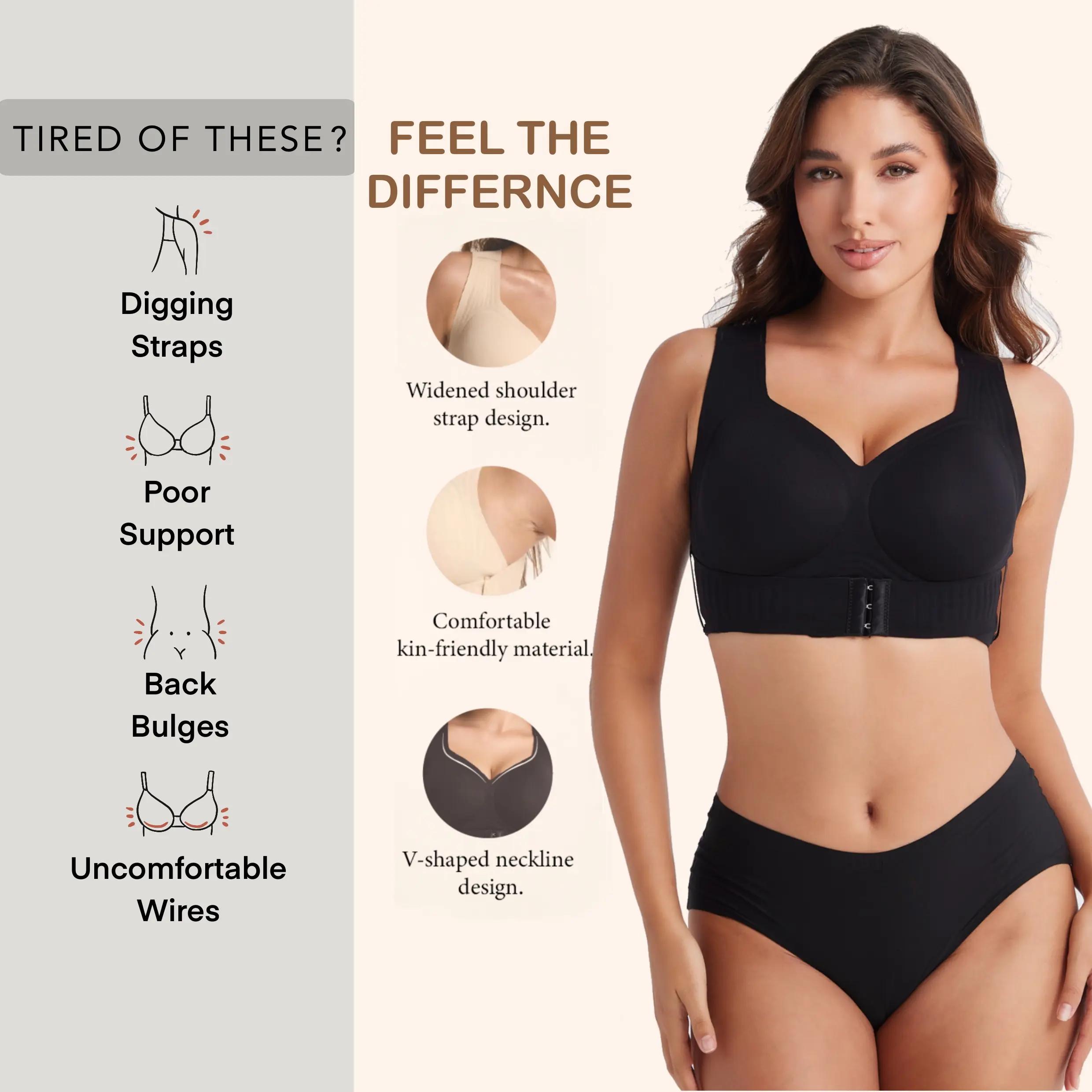 [Posture Correction] Breathable Posture Shaping Bra – Upright Alignment & Gentle Lift for Everyday Wear