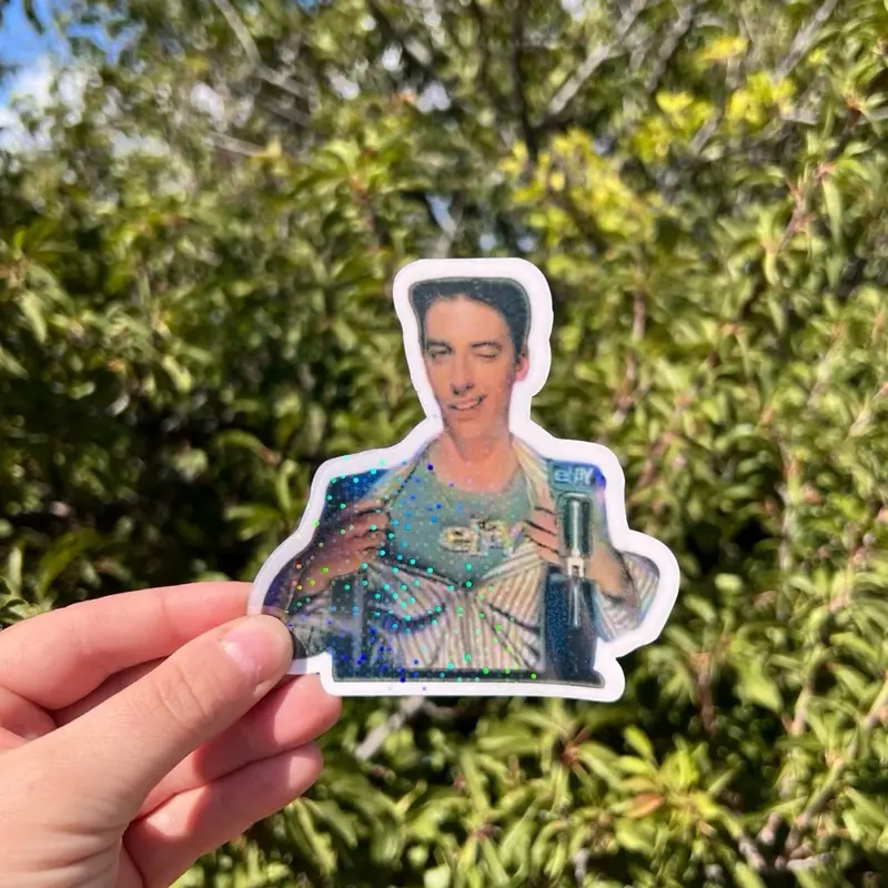 eBay Christian Borle Waterproof UV-Proof Transparent Holographic Sticker