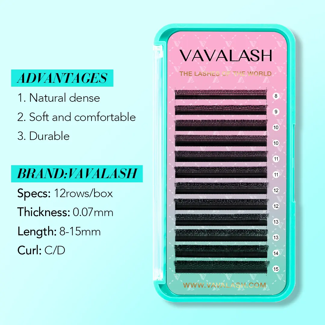 W-Shape6D Volume Premade Fan Lash Extensions 0.07mm W-Shape6D Volume Premade Fan Lash Extensions 0.07mm