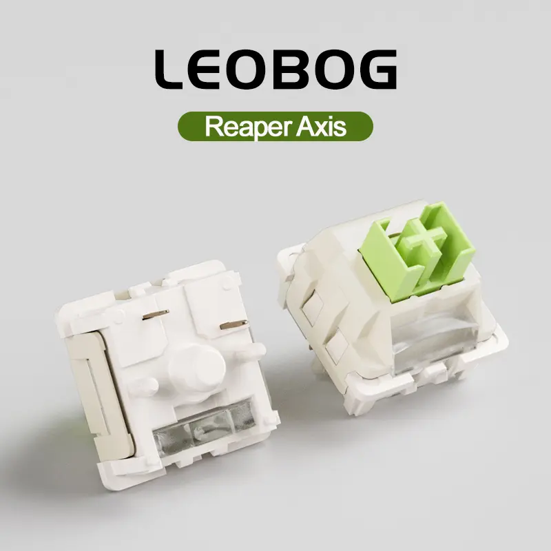 AULA x LEOBOG Reaper Keyboard Switches, 100PCS 5-Pin Pre-Lubed Linear Mechanical Keyboard Switches with POM Stem, MX Compatible for Custom Gaming Keyboards pc accessory