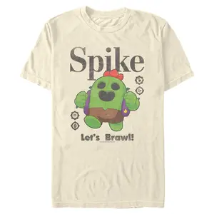 Mens Brawl Stars Spike Bag On The Go T Shirt