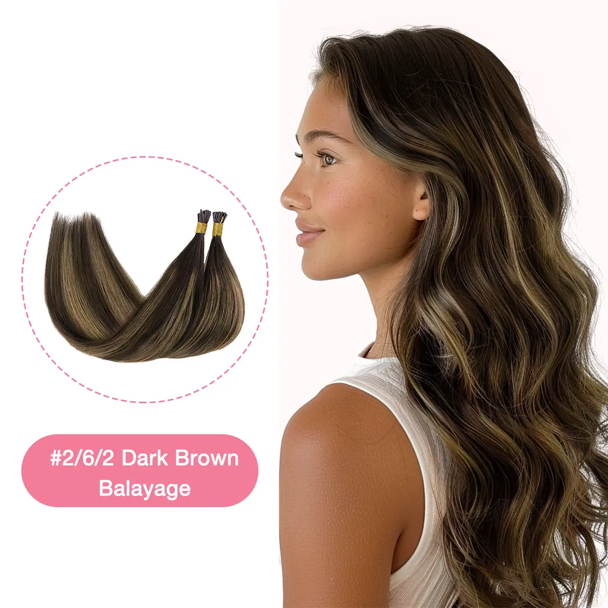 #(T2/6)/P2Dark Brown Balayage