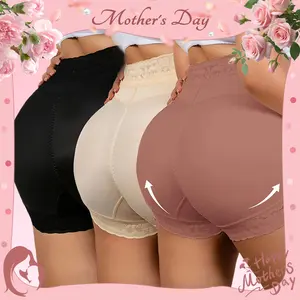 BBEUU High Waist Shapewear Panty with Anti-Slip Silicone Band - Stretchy Breathable & Seamless Tummy Control Butt Lifting for Everyday Confidence Women's Basic Minimalist Multi Colors 3Pcs-BS