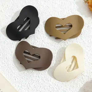 The Perfect Valentine’s Day Gift – 4-Pc Love Shape Duckbill Hair Clip Set in Elegant Gift Box | Gentle yet Strong Hold for Her | A Thoughtful Present for Daughters, Friends & Loved Ones