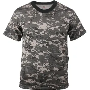 Subdued Urban Digital Camo - Tactical Short Sleeve T-Shirt, Poly/Cotton