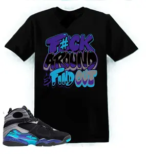 Shirt To Match AJ 8 Aqua 2025 Sneaker Matching Fk T-Shirt, Aqua 8s Shirt, 100 % Cotton, Gildan 5000 Unisex Shirt, Streetwear Men, Classic Fit