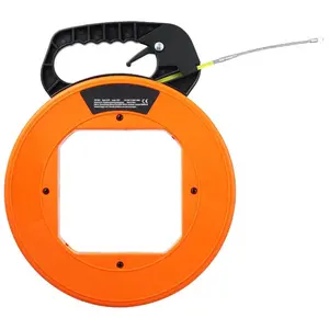 VEVOR Fish Tape, 100-foot, 1/4-inch, PET Wire Puller with Optimized Housing and Handle, Easy-to-Use Cable Puller Tool, Flexible Wire Fishing Tools for Walls and Electrical Conduit, Non-ConductiveVEVOR Super Brand Day